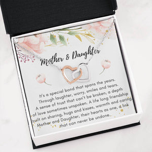 Lurve™ Mother Daughter - Special Bond Interlocking Hearts Necklace
