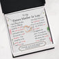 Lurve™ Future Mother In Law - Stole My Heart, Your Daughter Interlocking Hearts Necklace