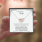 Lurve™ Wife - Special To Me Interlocking Hearts Necklace Mahogany