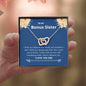 Bonus Sister - Deserve The World Interlocking Hearts Necklace