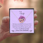 Lurve™ Wife - Smile for No Reason Interlocking Hearts Necklace Mahogany