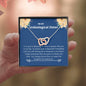 Unbiological Sister - Besutiful Friendship Interlocking Hearts Necklace