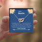 Bestie - Here For You Interlocking Hearts Necklace