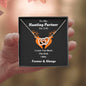 Lurve™ Hunting Partner - Love You More Interlocking Hearts Necklace
