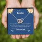 Bestie - Deserve The World Interlocking Hearts Necklace