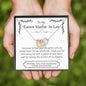 Lurve™ Future Mother In Law - Your Daughter, Whole Heart Interlocking Hearts Necklace