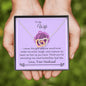 Lurve™ Wife - Smile, Laugh, Capture, Butterflies Interlocking Hearts Necklace Mahogany