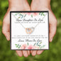 Lurve™ Thanks My Daughter In Law, Love Mom In Law Interlocking Hearts Necklace
