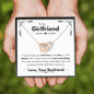 Lurve™ Girlfriend - First Love, Kiss, Desire, Wonderful Thing Interlocking Hearts Necklace