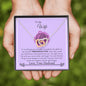 Lurve™ Wife - Through My Eyes Interlocking Hearts Necklace Mahogany