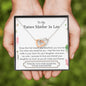 Lurve™ Future Mother In Law - First Breath, Cherish Your Daughter Interlocking Hearts Necklace