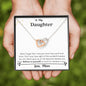 Lurve™ Daughter - Believe In Yourself Interlocking Hearts Necklace
