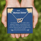 Bonus Sister - There for Me Interlocking Hearts Necklace