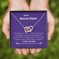 Bonus Sister - Here For You Interlocking Hearts Necklace