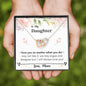 Lurve™ Daughter - Love You No Matter What You Do Interlocking Hearts Necklace