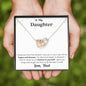 Lurve™ Daughter - Hope And Dreams Interlocking Hearts Necklace