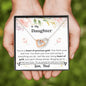 Lurve™ Daughter - Heart of Precious Gold Interlocking Hearts Necklace