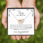 Lurve™ Wife - Most Beautiful Thing Interlocking Hearts Necklace Mahogany