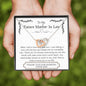 Lurve™ Future Mother In Law - Incredible Man, Lucky To Have You Interlocking Hearts Necklace
