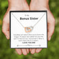 Bonus Sister - Here For You Interlocking Hearts Necklace