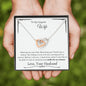 Lurve™ Wife - Smile for No Reason Interlocking Hearts Necklace Mahogany
