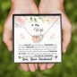 Lurve™ Wife - You Are my Sunshine Interlocking Hearts Necklace