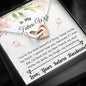 Lurve™ Future Wife - I Cannot Lose You Interlocking Hearts Necklace