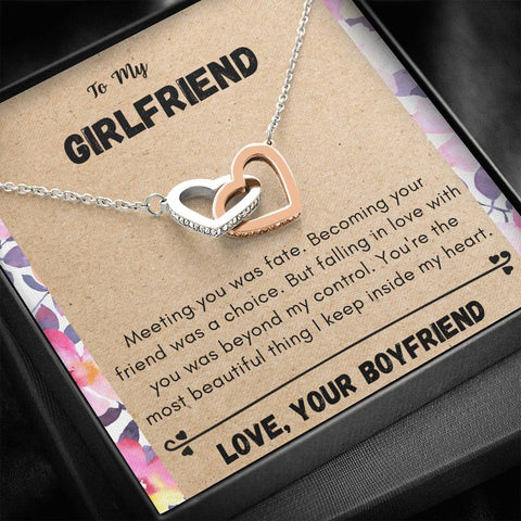 Lurve™ Girlfriend - Beautiful Thing Interlocking Hearts Necklace