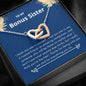 Bonus Sister - Amazing Companion Interlocking Hearts Necklace