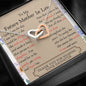 Lurve™ Future Mother In Law - Stole My Heart, Your Daughter Interlocking Hearts Necklace