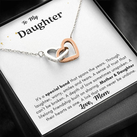 Lurve™ Mother & Daughter - Special Bond Interlocking Hearts Necklace