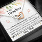 Lurve™ Daughter - Heart of Precious Gold Interlocking Hearts Necklace