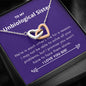 Unbiological Sister - Promise You Interlocking Hearts Necklace