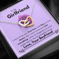 Lurve™ Girlfriend - First Love, Kiss, Desire, Last Everything Interlocking Hearts Necklace