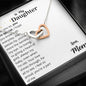 Lurve™ Daughter - You Are Special Interlocking Hearts Necklace