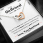 Lurve™ Girlfriend - Love, Heart, Part Interlocking Hearts Necklace