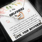 Lurve™ Girlfriend - Kiss Your Lips Every Single Day Interlocking Hearts Necklace