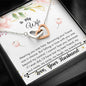 Lurve™ Wife - I Cannot Lose You Interlocking Hearts Necklace