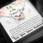 Lurve™ Future Wife - Lucky To Be Your Future Husband Interlocking Hearts Necklace