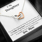 Lurve™ Daughter - Holder of My Heart Interlocking Hearts Necklace