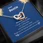 Bestie - Because of You Interlocking Hearts Necklace