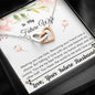 Lurve™ Future Wife - Mean The World To Me Interlocking Hearts Necklace