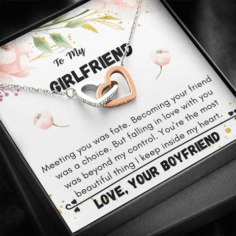 Lurve™ Girlfriend - Beautiful Thing Interlocking Hearts Necklace