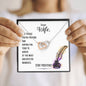 Lurve™ To My Wife-Stay Positive Interlocking Hearts Necklace