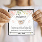 Lurve™ Daughter - Love You No Matter What You Do Interlocking Hearts Necklace
