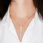 Lurve™ To My Daughter - Strength Doesn't Come 2 Sides Bar Necklace