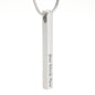Lurve™ To My Daughter - Some Days Are Better 2 Sides Bar Necklace
