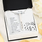 Lurve™ To My Daughter - Strength Doesn't Come 2 Sides Bar Necklace