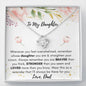 Lurve™ Daughter - Straighten Your Crown Love Knot Necklace