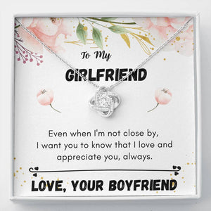 Lurve™ Girlfriend - Love & Appreciate You Love Knot Necklace